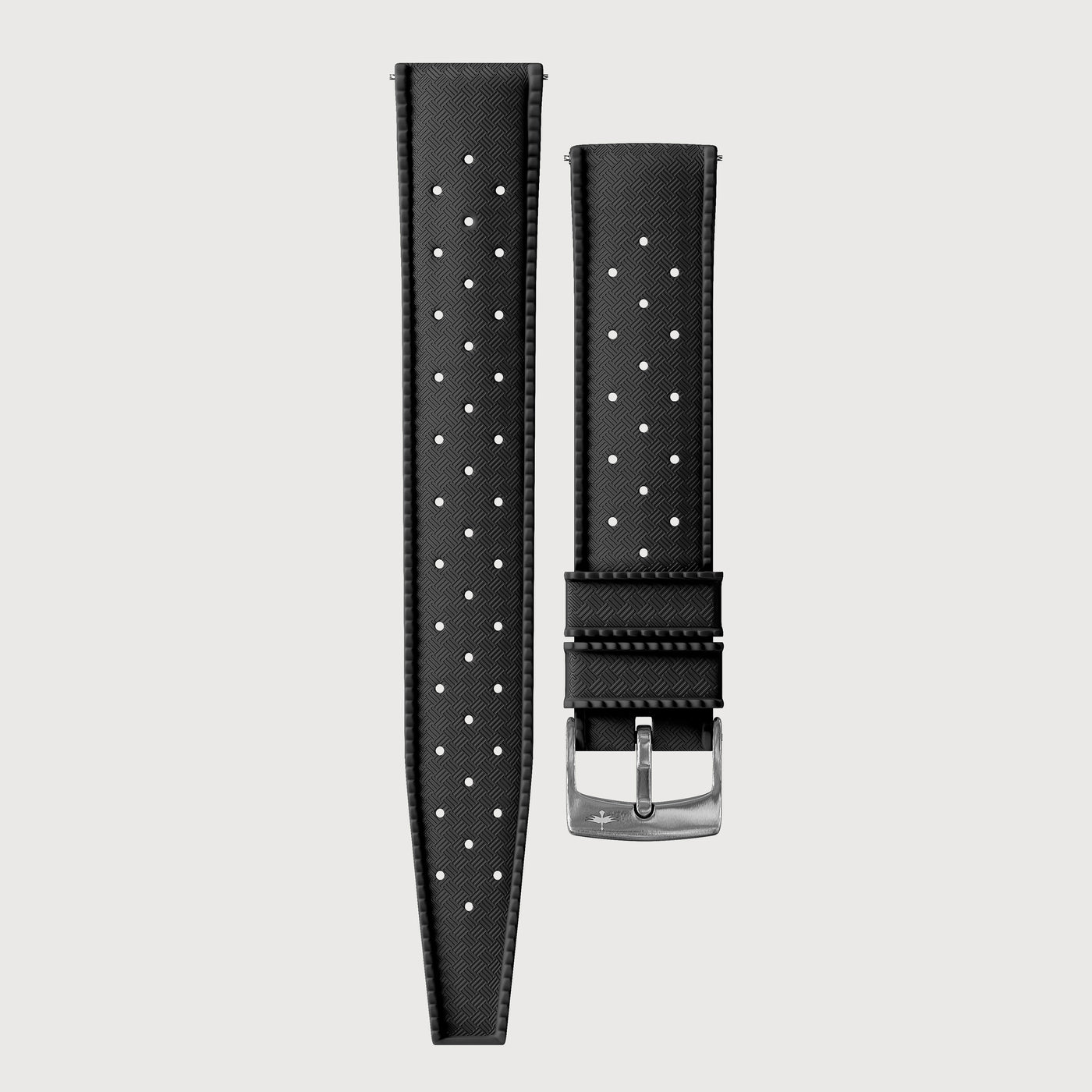 FKM Tropical Rubber Strap — Black