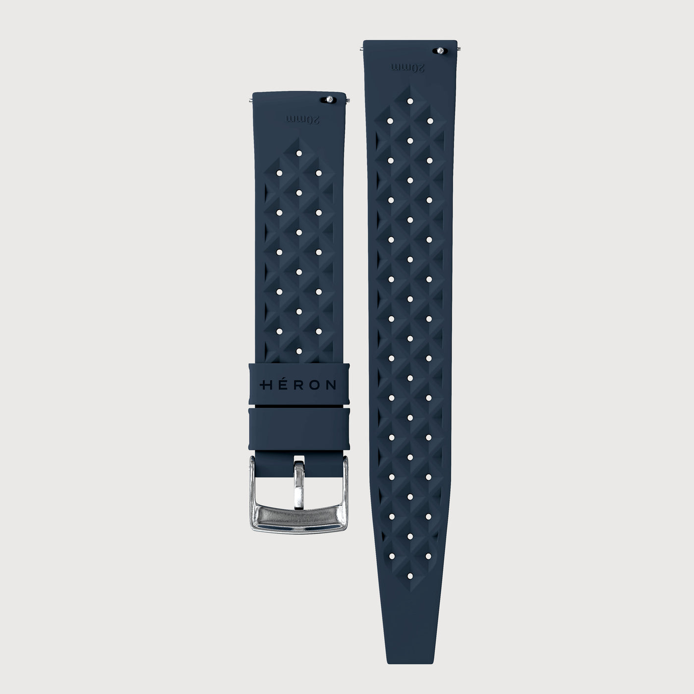 FKM Tropical Rubber Strap — Navy