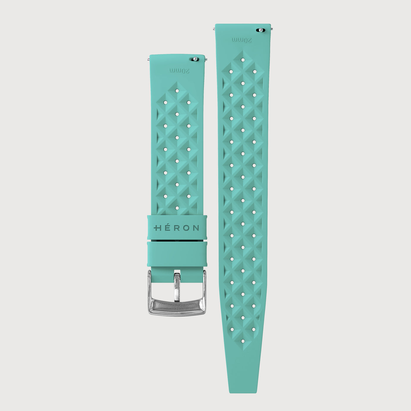 FKM Tropical Rubber Strap — Turquoise